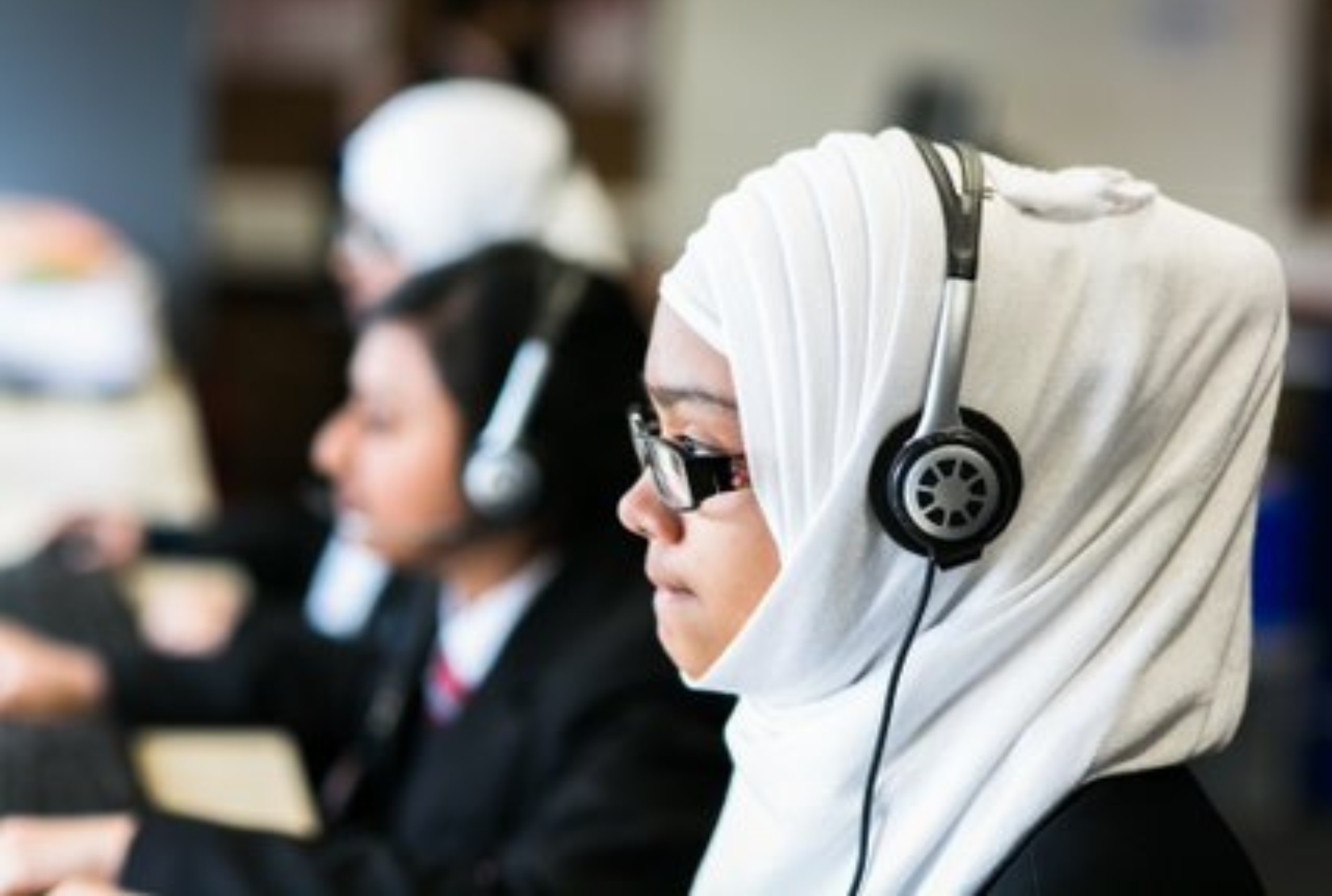 Student With Headphones
